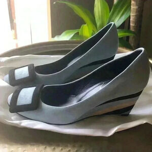 Roger Vivier Belle De Nuit Wedge Graphic T.65 O20